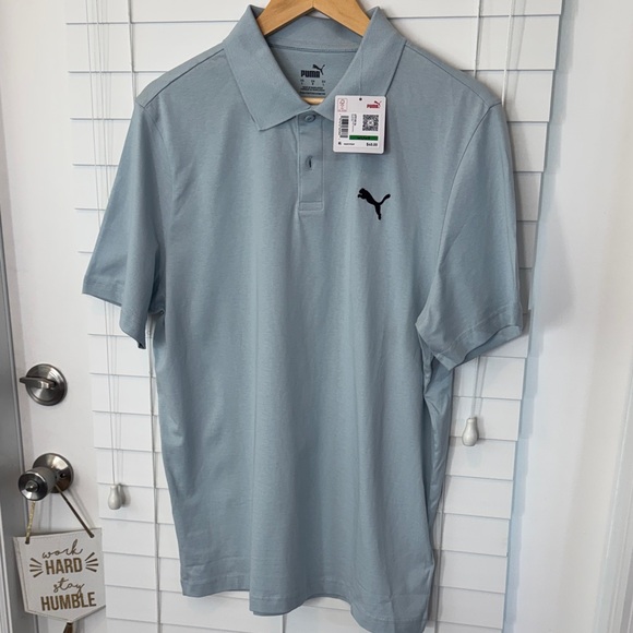 Puma Men's Frosted Dew Polo Shirt - Picture 1 of 5
